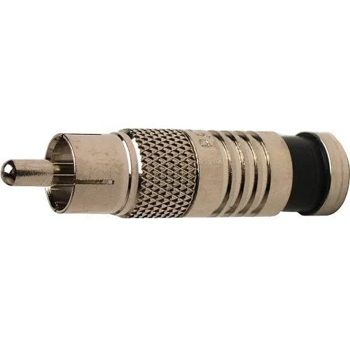 Platinum Tools 18051C RCA-Type Nickel Sealsmart Coaxial Compression Connectors