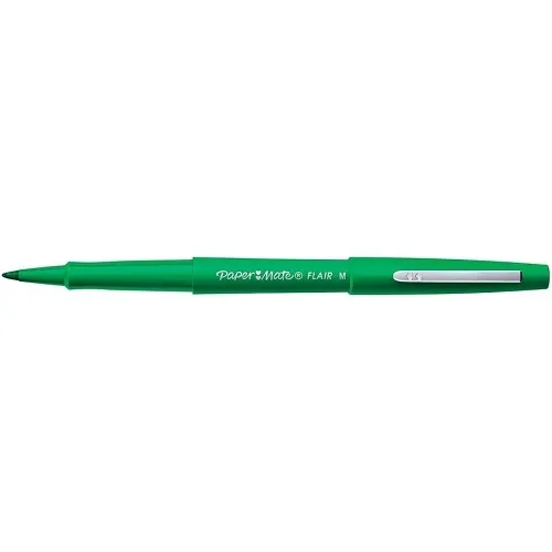 Paper Mate 1806702 Flair Porous-Point Pen Medium Point 0.7 mm Green Barrel, Green