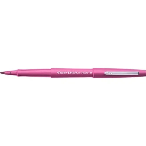 Paper Mate 1806706 Flair Porous-Point Pen Medium Point 0.7 mm Green Barrel, Pink