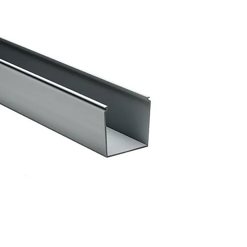 HellermannTyton 181-33002 Solid Wall Wiring Duct, Non-Adhesive, PVC, Gray