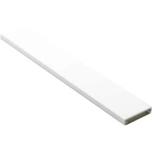 HellermannTyton 181-91510 White PVC 6' Wiring Duct Cover for 1-1/2" Duct