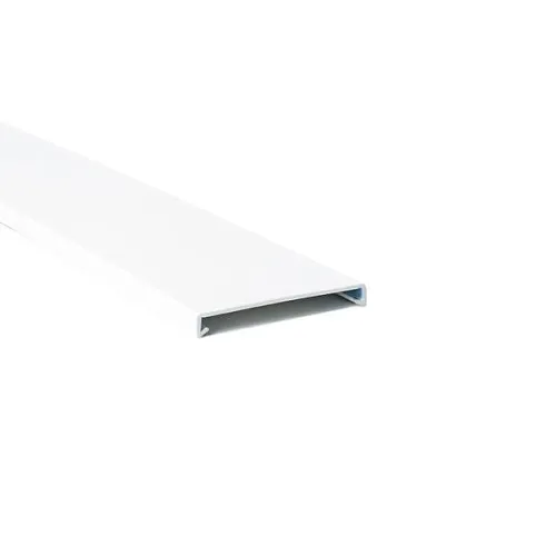 HellermannTyton 181-92021 Duct Cover, Halogen Free, 1.5"x6', White