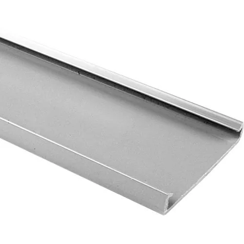 HellermannTyton 181-93008 Wiring Duct Cover for 3" Duct, 6' Long, PVC, 120' Carton, Gray