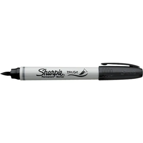 Sharpie 1810705 Brush Tip Permanent Marker, Black