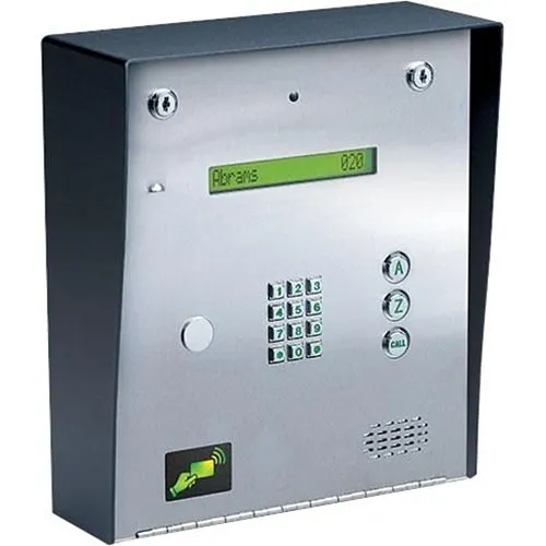 DoorKing 1835-090 90 Series Telephone Entry and Access Control Panel with Standard Housing, Surface Mounted, Enhanced Locking, Weather Sealing