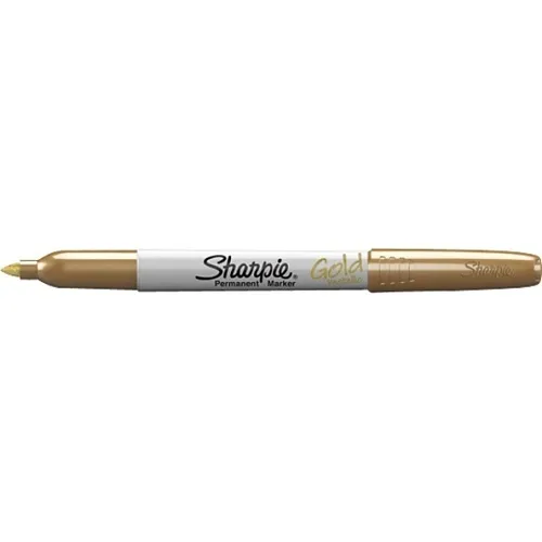 Sharpie 1835559 Metallic Permanent Markers, Gold, Silver, 4-Pack