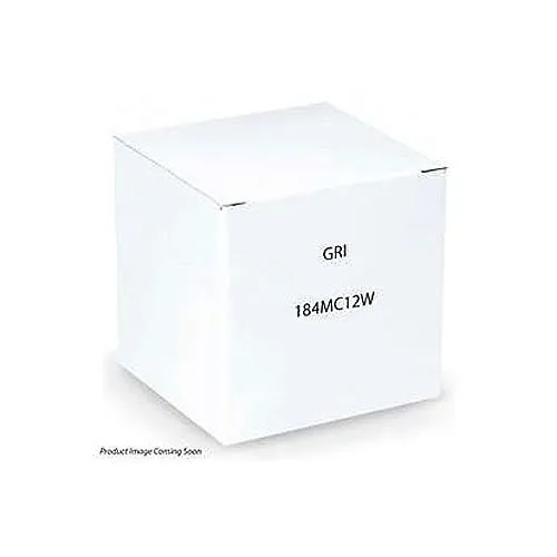 GRI 184MC12W 184 Series 1" Recessed Steel Door Switch Set with MC-180 Door Channel Magnet, Standard Gap, 10W, 200VDC, 0.40 Amp, Closed, N/O, A, White