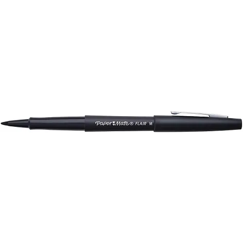 Paper Mate 1865459 Flair Felt Tip Pen, Black