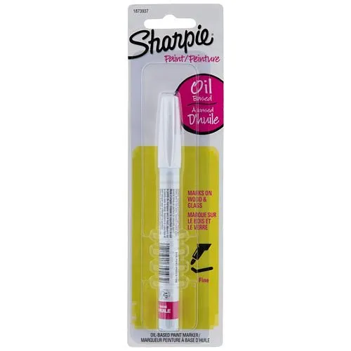 Sharpie 1873937 Fine Point Oil Based Paint Marker, White