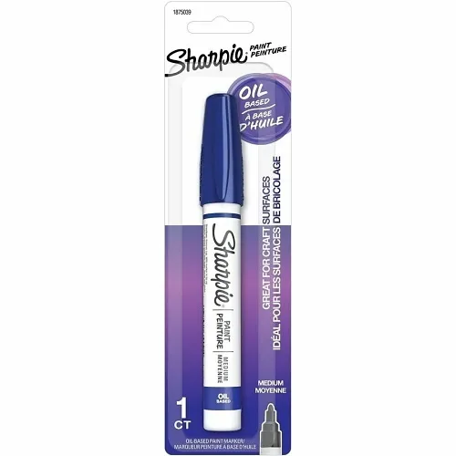 Sharpie 1875039 Oil-Based Paint Marker, Medium Tip, Blue