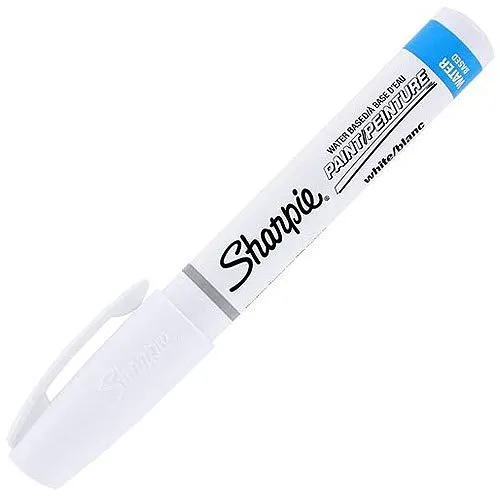 Sharpie 1875054 Medium Point Water Based Paint Marker, White