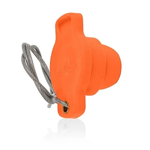 Leviton 18P21-UO 18 Series Single Pole Male Protective Cap, Orange