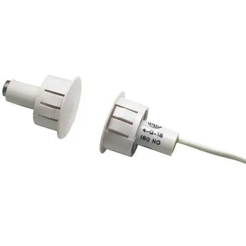 GRI 190-12-G 3/4" Steel Door Recessed Switch Set, Standard Gap, 5W, 175V DC, 0.25A, Open/Closed SPDT, C, Gray