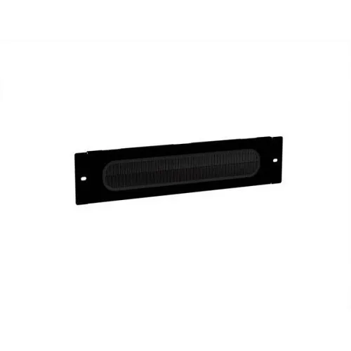 Kendall Howard 1903-2-001-01 LINIER Brush Cable Access Panel, Cold Rolled Steel, Black