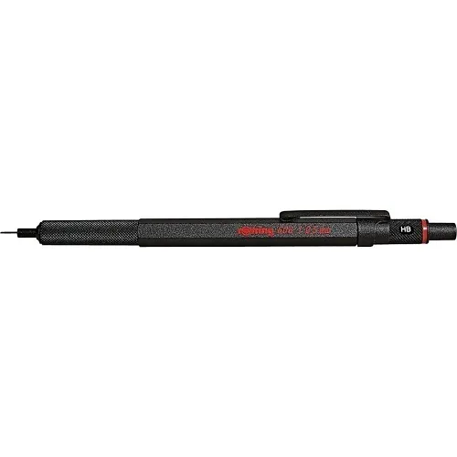 Rotring 1904443 600 Mechanical Pencil 1, 0.5mm, Black