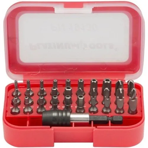 Platinum Tools 19130C 30 Piece Security Bit Set