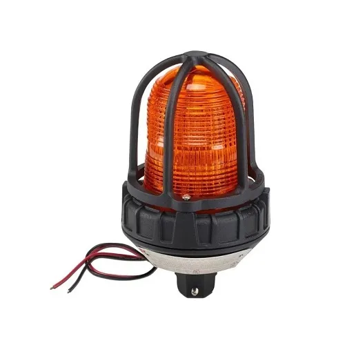 Federal Signal 191XL-120-240A 191XL Hazardous Location Division Listed LED Light, 3/4" NPT Pipe, Amber Lens, Black