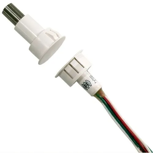 GRI 195-12WG 3/4" Steel Door Recessed Switch Set, Wide Gap, 5W, 175VDC, 0.25 Amp, DPDT, X 2, Brown