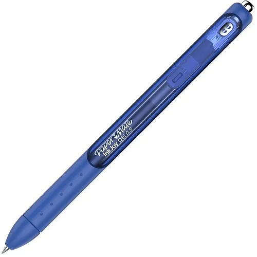 Paper Mate 1951722 InkJoy Retractable Gel Pens, Fine Point, 0.5mm, Blue, 12-Pack