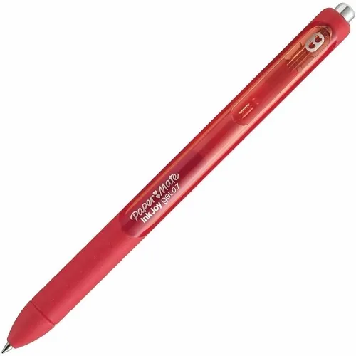 Paper Mate 1953047 InkJoy Retractable Gel Pens, Medium Point, 0.7mm, Red