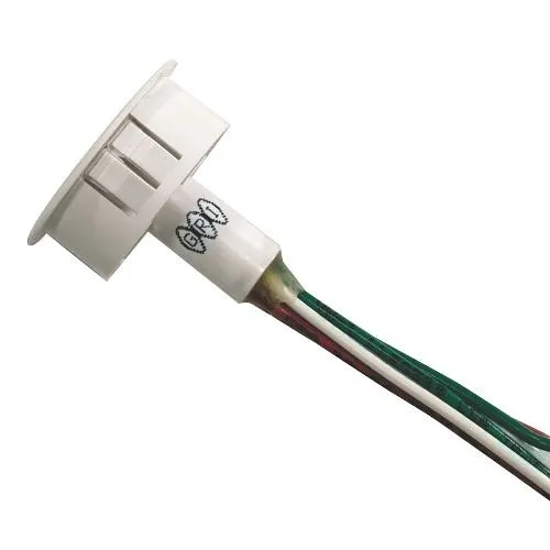 GRI 199-12WG 1" Steel Door Recessed Switch Set, Wide Gap, 5W, 175VDC, 0.25 Amp, DPDT, X 2, White