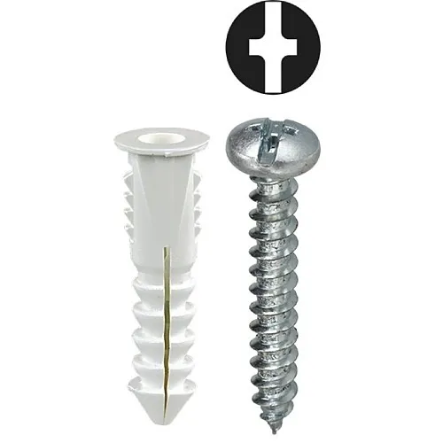 Dottie 1AKTP Anchor Kit, #6 White Wing Conical, Includes Pan Head Combination