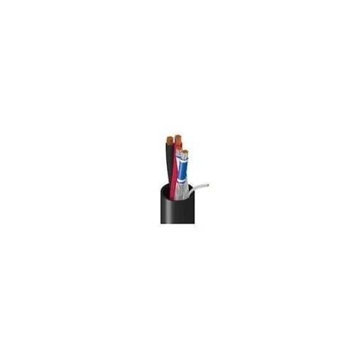 West Penn 1PR2418PBK0500 Stranded Plenum Shielded Cable