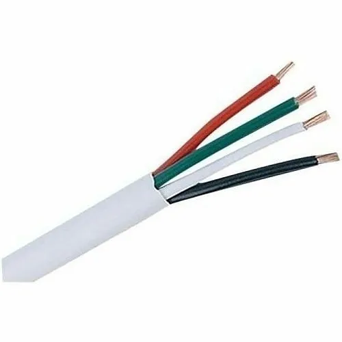 Paige 1U1802S2S5 18/2c Solid, Non-Plenum, White Jacket, 500' coil