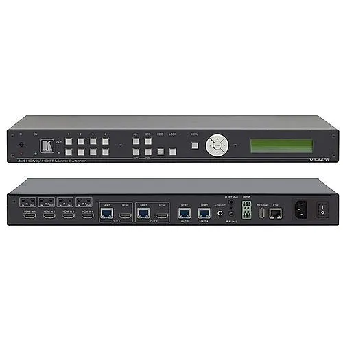 Kramer 20-00044010 VS-44DT/110V 4x4 4K60 4:2:0 HDMI HDBaseT Extended–Reach PoE Matrix Switcher