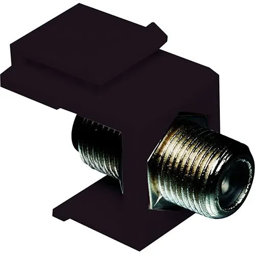 DataComm 20-3102-BR Keystone Jack with with 1 GHz F-Connector, Brown
