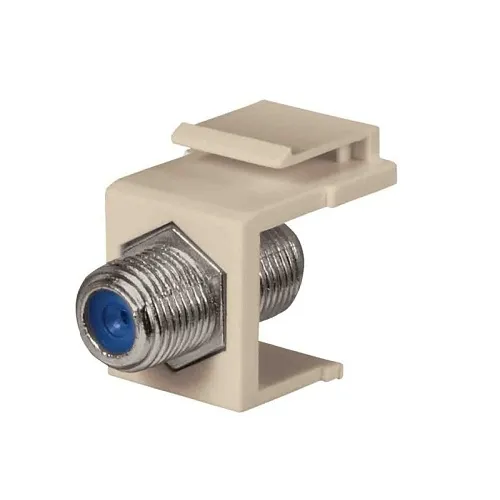 DataComm 20-3202-AL Keystone Jack with 2.4 GHz F-Connector, Almond