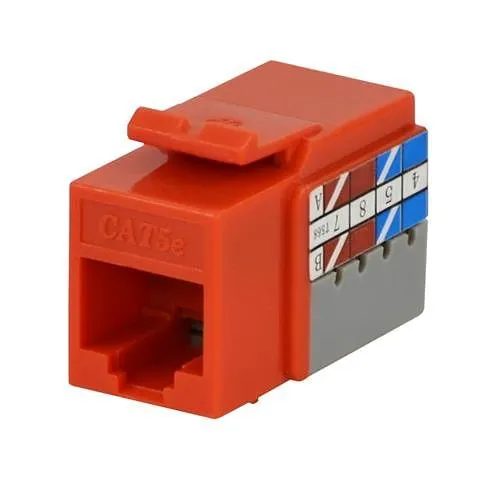 DataComm 20-3425-OR CAT5e Data Jack, Orange