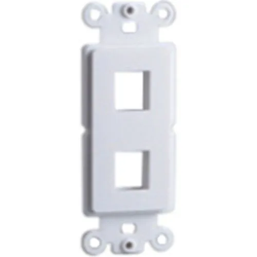 DataComm 20-5152 Decor Plate Insert for Keystones, White