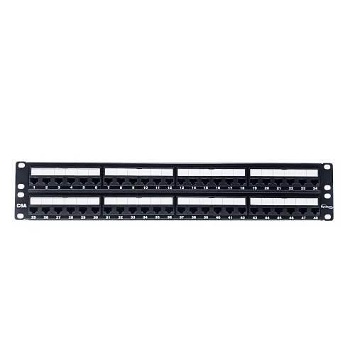 Dynacom 2012-48C6A Patch Panel CAT6A, 48-Port