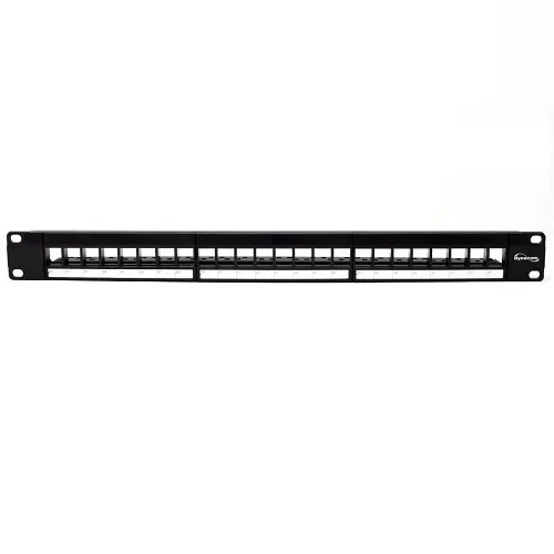 Dynacom 2013-24FP Blank Patch Panel, HD Blank PP 24-Port 1Ru Plastic Face