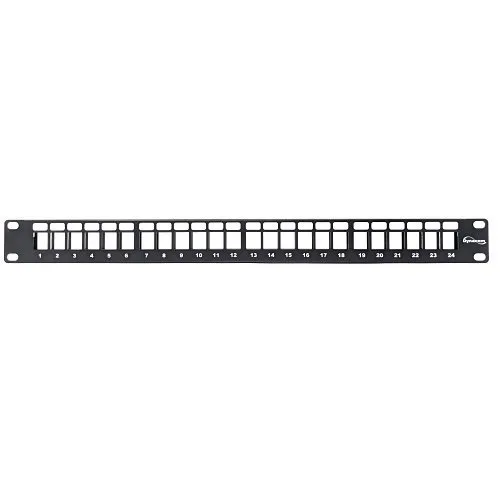Dynacom 2013-24HD Blank Patch Panel, HD Blank PP 24-Port 1Ru Metal Face