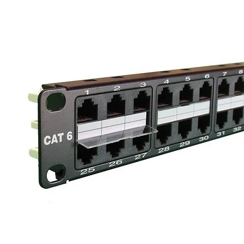 Dynacom 2013-48C61U CAT6 Patch Panel, 48-Port