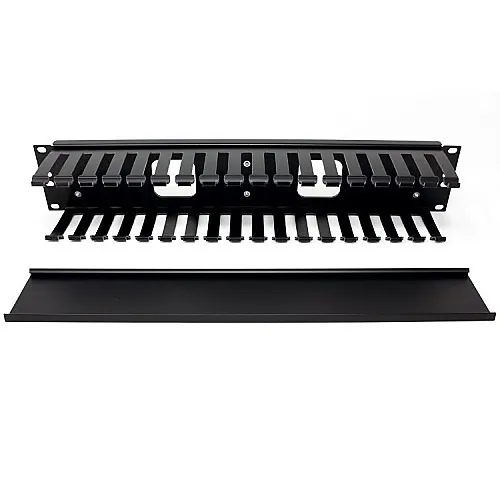 Dynacom 2016-FD3 Cable Duct, Finger Duct Panel Single-Sided, 2U