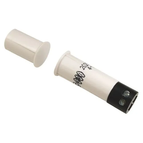 GRI 2020-TWG-W 3/8" Press Fit Recessed Switch Set, 1" Wide Gap, 10W, 160VDC, 0.40A, Closed Loop, N/O, A, White