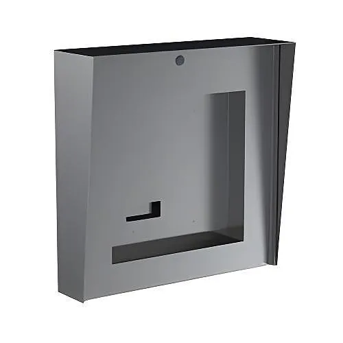 Pedestal Pro 2020HOU-BUT-01-304 20"x20" Stainless Housing, ButterflyMX 12" Recessed Video Intercom