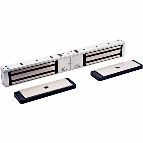 DynaLock 2022-392 Magnetic Lock Double, 12/24VAC/DC, Satin Aluminum Clear Anodized