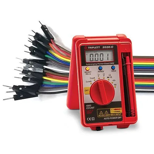 Triplett 2030 3 � Digit 4000 Count Pocket Digital Multimeter: CAT II 600V