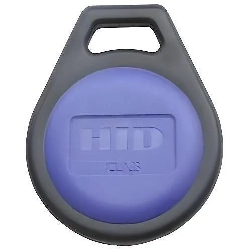 HID 2052HNNMN iClass Key 16K Bits with 16-Application Areas Key II, Blue