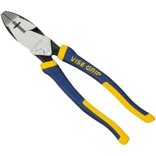 IRWIN 2078209 VISE-GRIP 1/2" Lineman's Pliers with Protouch Grip Handle