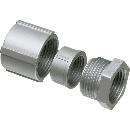 Arlington 208 3-1/2" 3-Piece Coupling for Rigid and IMC, Zinc Die-Cast
