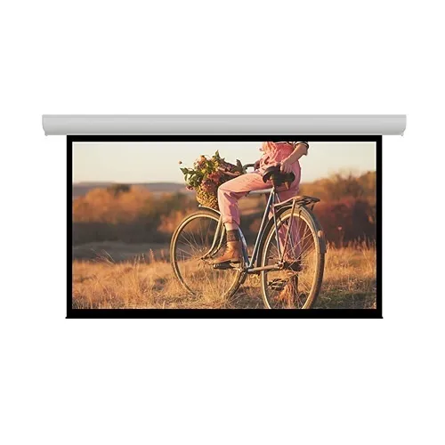 Da-Lite 20877LS Contour Electrol Electric Projection Screen, Ceiling / Wall Mounted Electric Screen, 16:10 Wide, Matte White Non Tensioned, 120V, 123" Screen, TAA Compliant