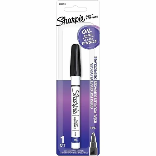 Sharpie 2089210 Oil-Based Paint Markers, Fine Point, Black