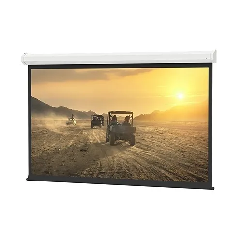 Da-Lite 20892L Cosmopolitan Electric Projection Screen, Ceiling / Wall Mounted Electric Screen, 16:10 Wide, Matte White Non Tensioned, 120V, LVC, 123" Screen, TAA Compliant