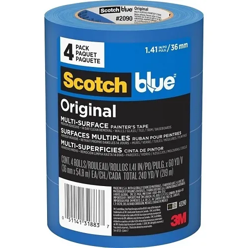 3M 2090-72NC ScotchBlue Original Painter's Tape 2090-72NC, 2.83"x60yd