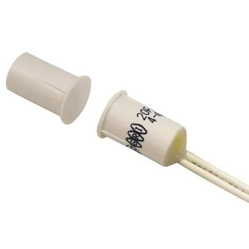 GRI 20RS-12XWG-B 20RS Series 3/8" Short Press Fit Recessed Switch Set, 1" Extra Wide Gap, 10W, 200VDC, 0.50 Amp, Closed, N/O, A, Brown